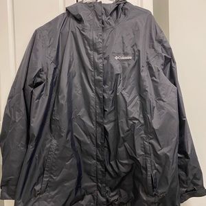 Columbia Women's Arcadia Ii Jacket. Black Rain Jacket. 2XL.